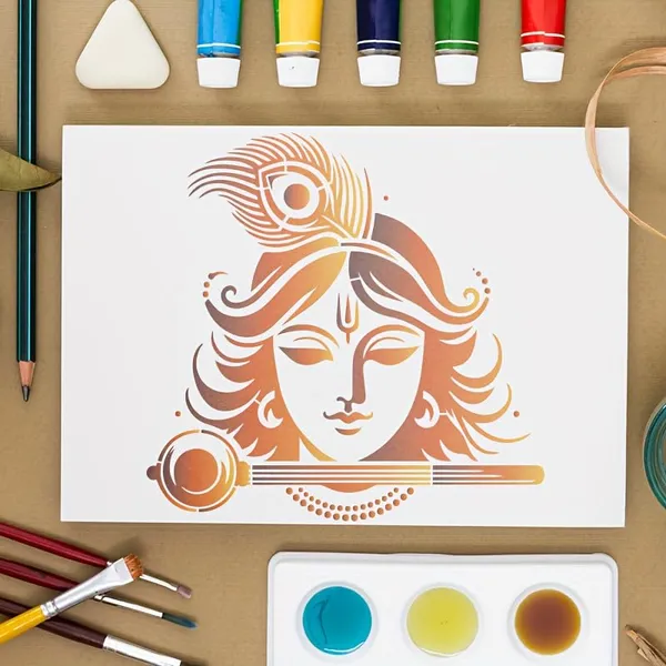 White_Krishna_Face_Stencil_Diy_And_Craft