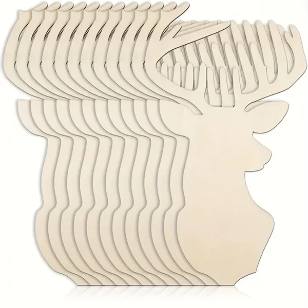 Beige_Wooden_Elk_Head_Cutouts_Diy_Craft_Wood_Hanging_Ornaments_Diy_And_Craft