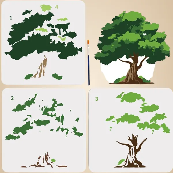 White_Layered_Tree_Stencil_Template_Diy_And_Craft