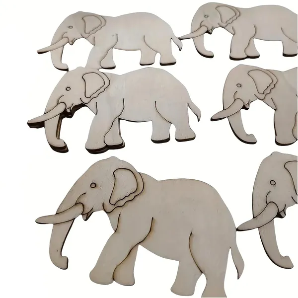 Beige_Wooden_Elephant_Cutouts_Diy_And_Craft