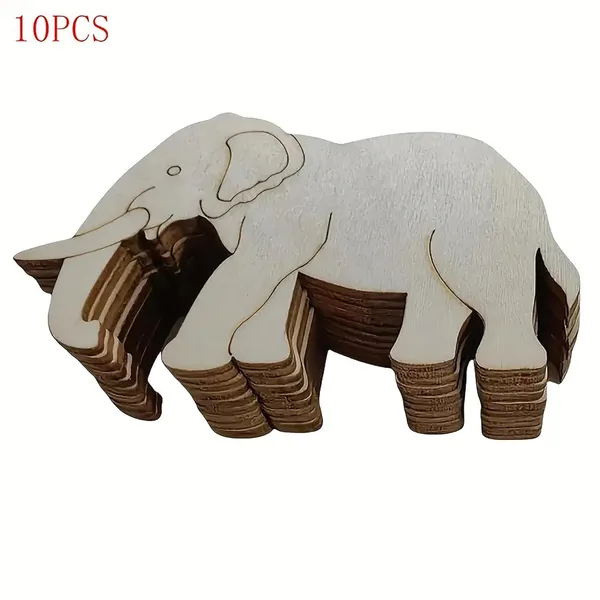 Beige_Wooden_Elephant_Cutouts_Diy_And_Craft