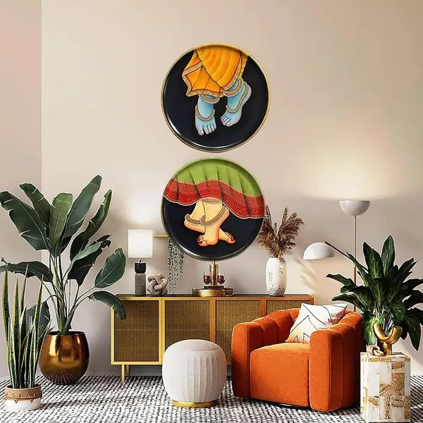 Beige_Pre_Marked_Radha_Krishna_Feet_Mdf_Board_Cutouts_Round_Base_Painting_Boards_Diy_And_Craft
