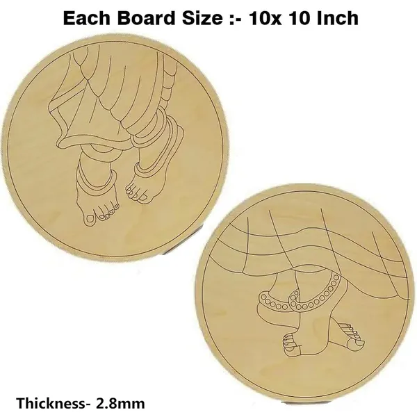 Beige_Pre_Marked_Radha_Krishna_Feet_Mdf_Board_Cutouts_Round_Base_Painting_Boards_Diy_And_Craft