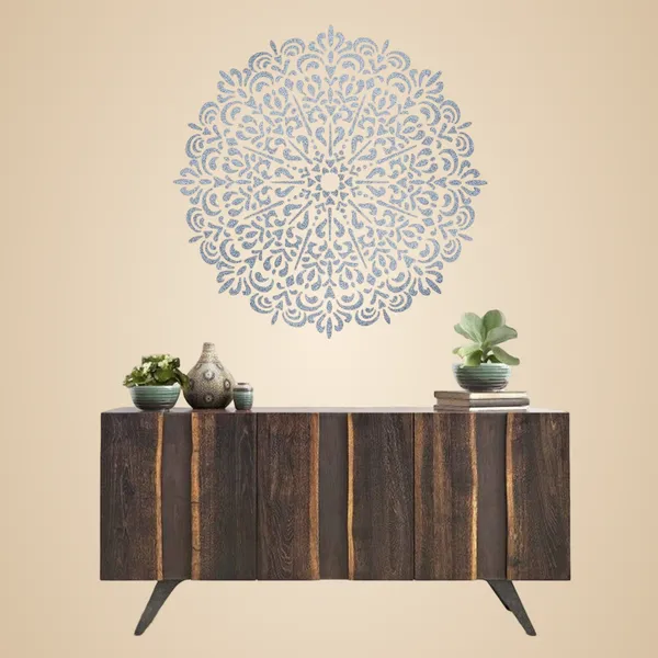 White_Mandala_Wall_Stencil_Painting_Template_Home_Decor