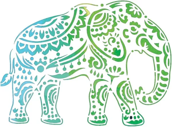 White_Elephant_Stencil_Diy_And_Craft