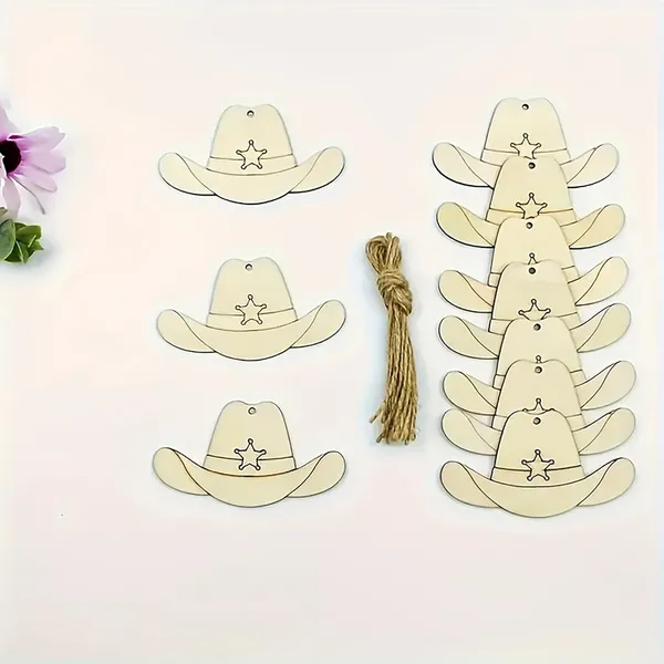 Beige_Cowboy_Hat_Wooden_Cutouts_Diy_Western_Craft_Blanks_Diy_And_Craft