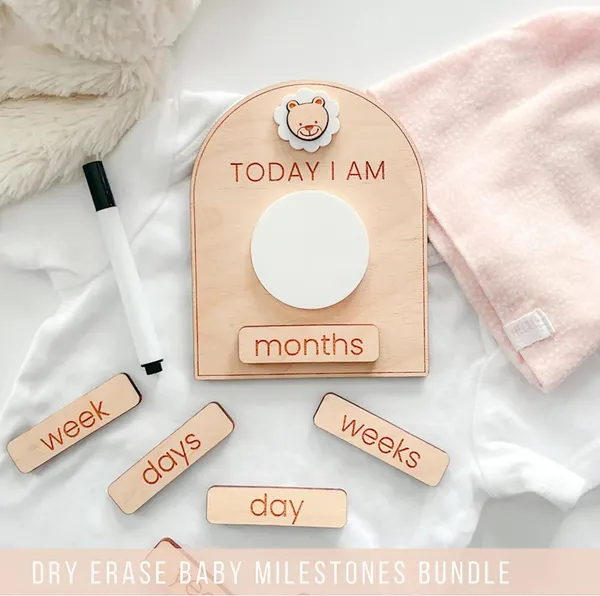 Beige_Wooden_Dry_Erase_Baby_Birth_Detail_Chart_And_Milestone_Cards_Baby