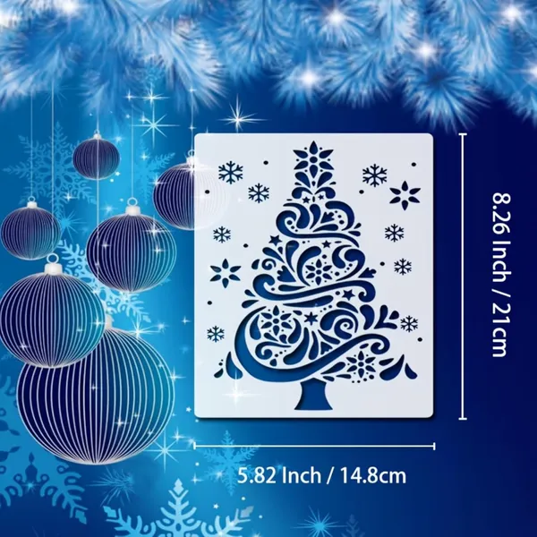 White_Christmas_Tree_Stencil_Diy_And_Craft