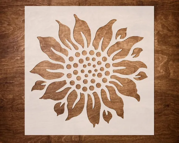 Beige_Wooden_Sunflower_Stencil_X_Diy_And_Craft