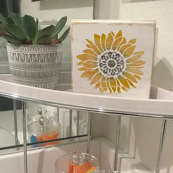 White_Boho_Sunflower_Stencil_Diy_And_Craft