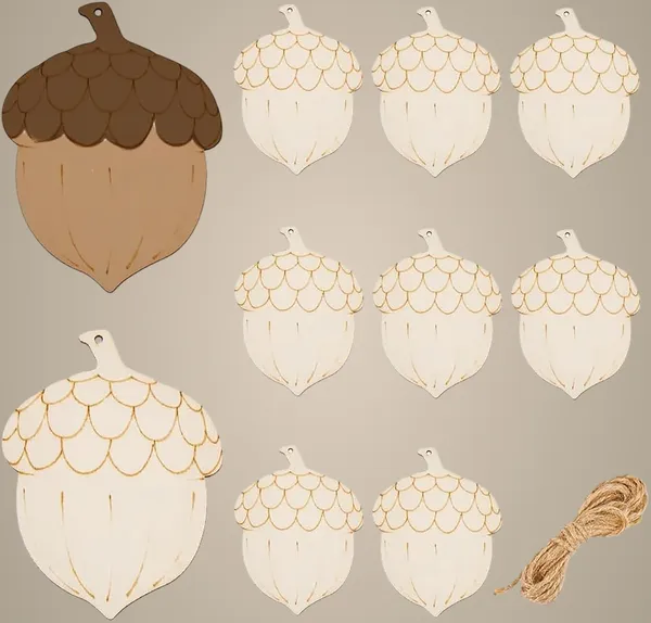 Beige_Acorn_Wood_Cutouts_Diy_And_Craft
