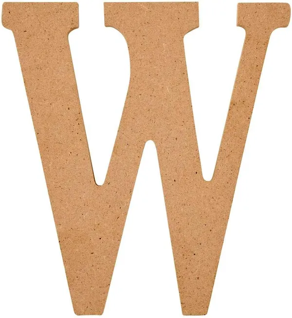 Brown_Mdf_Wooden_Alphabet_Letter_W