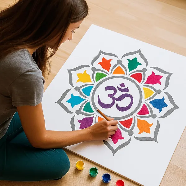 White_Om_Symbol_Stencil_Reusable_Spiritual_Template_Diy_And_Craft