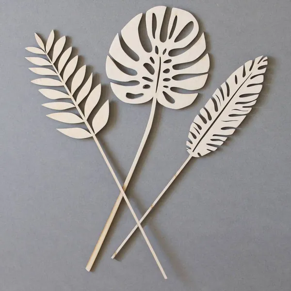 Beige_Wooden_Leaves_Diy_And_Craft