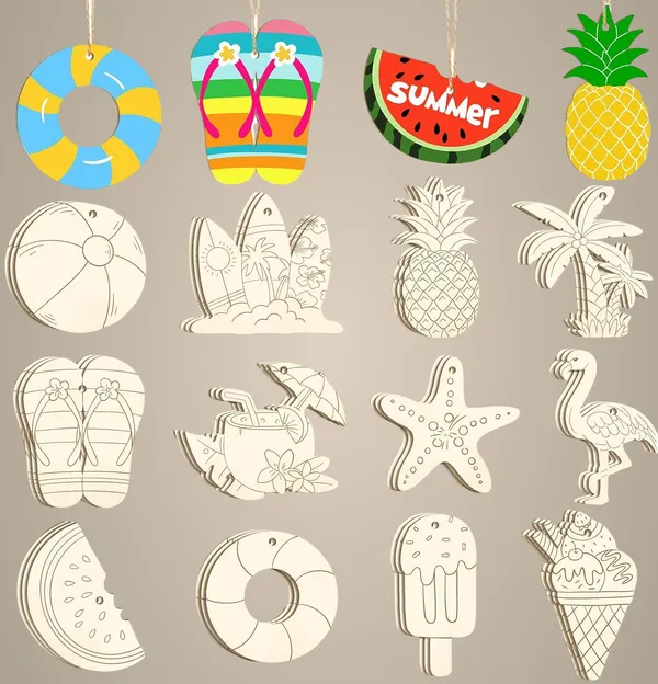 Beige_Wooden_Summer_Ornaments_Diy_And_Craft