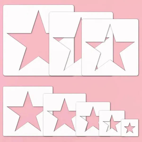White_Star_Stencils_Diy_And_Craft