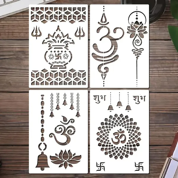 White_Indian_God_Stencils_Diy_And_Craft