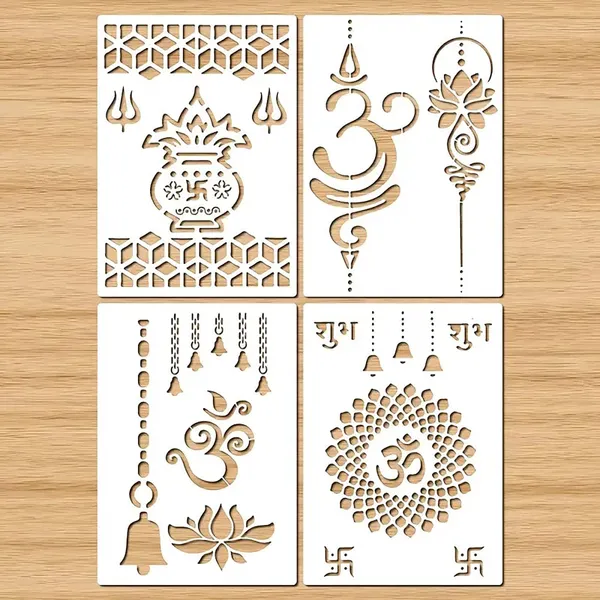 White_Indian_God_Stencils_Diy_And_Craft