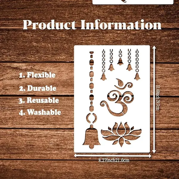 White_Indian_God_Stencils_Diy_And_Craft