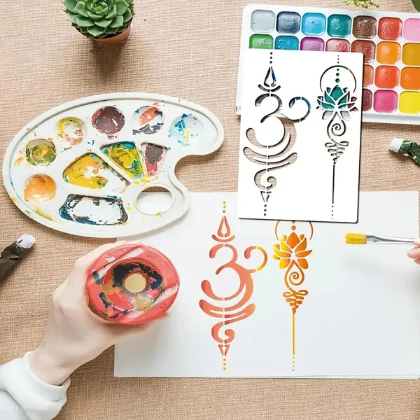 White_Indian_God_Stencils_Diy_And_Craft