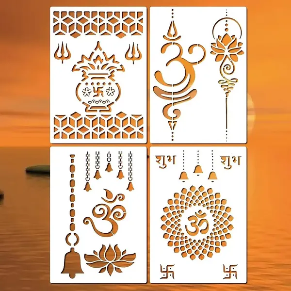 White_Indian_God_Stencils_Diy_And_Craft