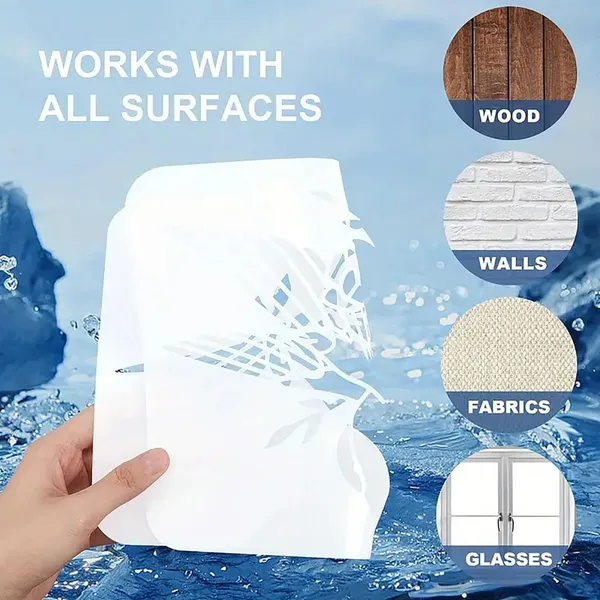 White_Basketball_Stencil_Reusable_Plastic_Templates_Home_Decor