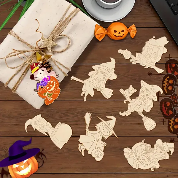 Beige_Wooden_Witch_Ornaments_Diy_And_Craft