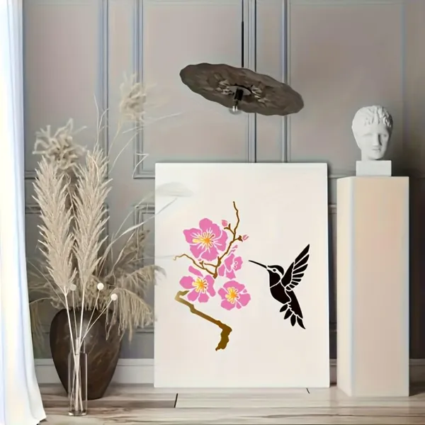 White_Bird_And_Branch_Stencils_Cm_Home_Decor