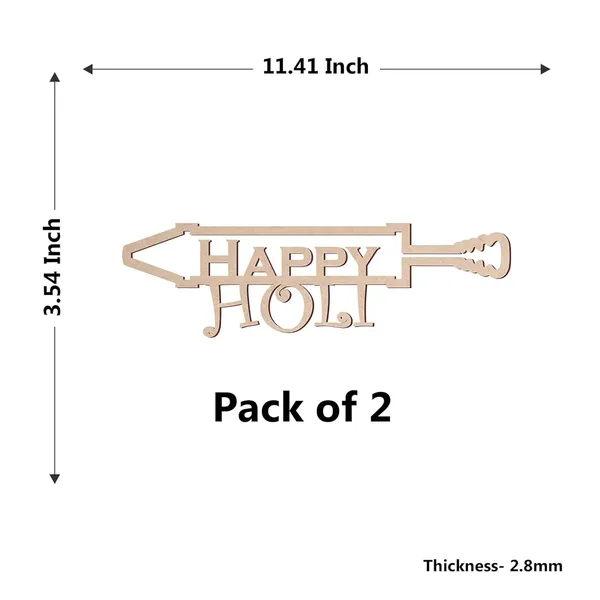 Beige_Happy_Holi_Water_Gun_Mdf_Cutout_Kids