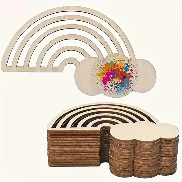 Beige_Wooden_Rainbow_And_Clouds_Shape_Craft_Kids