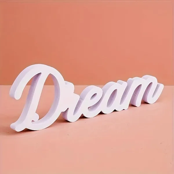 White_Dream_Letter_Wpc_Modern_Pure_White_Decoration_Inspirational_Desktop_Decoration_Suitable_General
