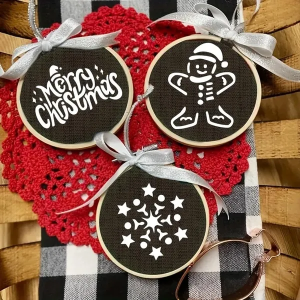 White_Christmas_Stencil_Templates_Plastic_Cut_Out_Designs_General