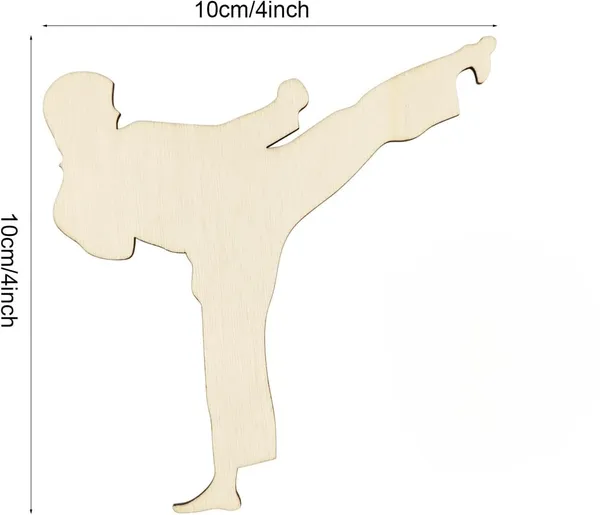 Beige_Wooden_Sport_Karate_Cutouts_Diy_And_Craft
