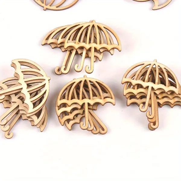 Beige_Umbrella_Shaped_Wooden_Cutouts_Kids