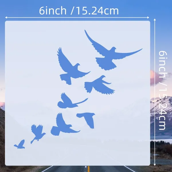 White_Sky_Birds_Painting_Template_Group_Birds_Spray_Graffiti_Hollow_Painting_Illustration_Stencil_Diy_And_Craft