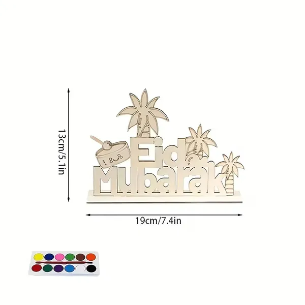Beige_Mosque_Shape_Diy_Ramadan_Pine_Wood_Table_Base_Diy_And_Craft