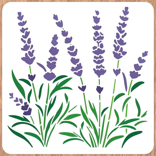 White_Lavender_Wall_Stencil_Diy_And_Craft