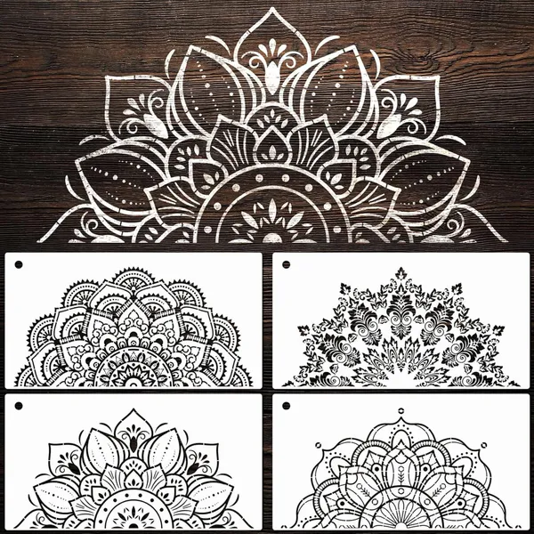 Beige_Mandala_Stencils_Diy_And_Craft