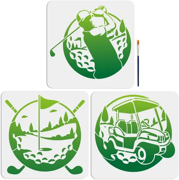 White_Golf_Stencils_Diy_And_Craft