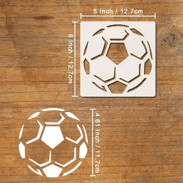 White_Soccer_Stencils_Inch_Reusable_Football_Kids
