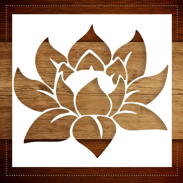 White_Lotus_Flower_Stencil_Diy_Painting_Diy_And_Craft