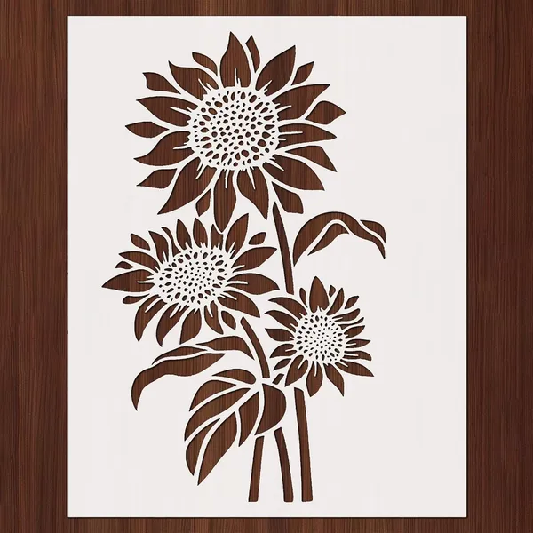 White_Large_Flower_Stencil_Diy_And_Craft