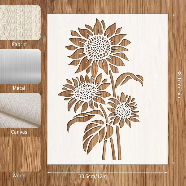 White_Large_Flower_Stencil_Diy_And_Craft