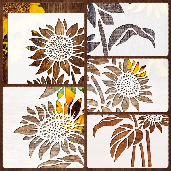 White_Large_Flower_Stencil_Diy_And_Craft