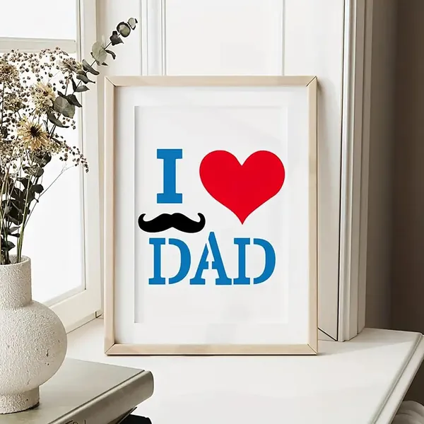 White_Reusable_Mother_S_Father_S_Day_Stencils_Diy_And_Craft