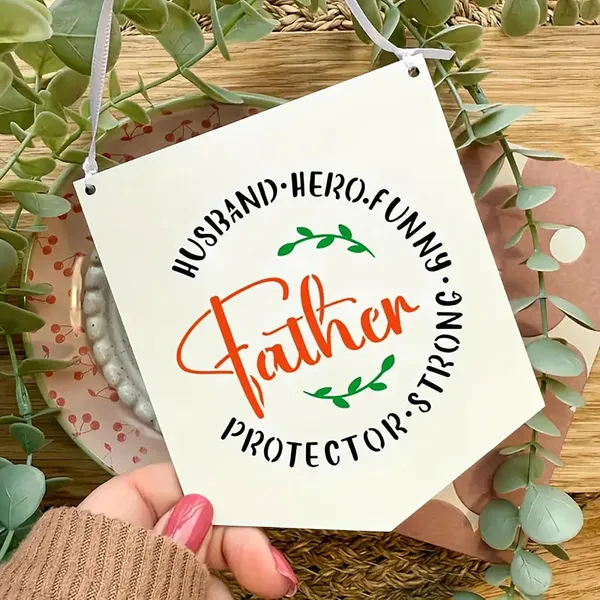 White_Reusable_Mother_S_Father_S_Day_Stencils_Diy_And_Craft