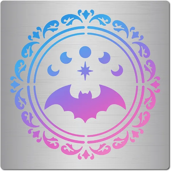 White_Moon_Phase_Bat_Metal_Stencil_Stainless_Steel_Drawing_Template_Diy_And_Craft