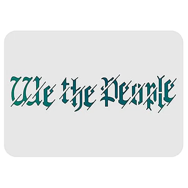 White_We_The_People_Stencil_Reusable_Rectangle_Painting_Home_Decor