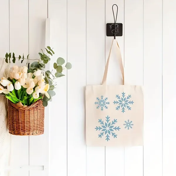 White_Snowflake_Stencil_Durable_Polyethylene_Craft_Template_Home_Decor