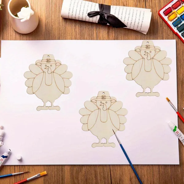 Beige_Wooden_Turkey_Cutouts_Diy_And_Craft